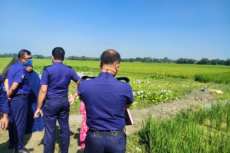 নিখোঁজের দশদিন পর বস্তাবন্দি পিকআপ চালকের লাশ ধানক্ষেতে