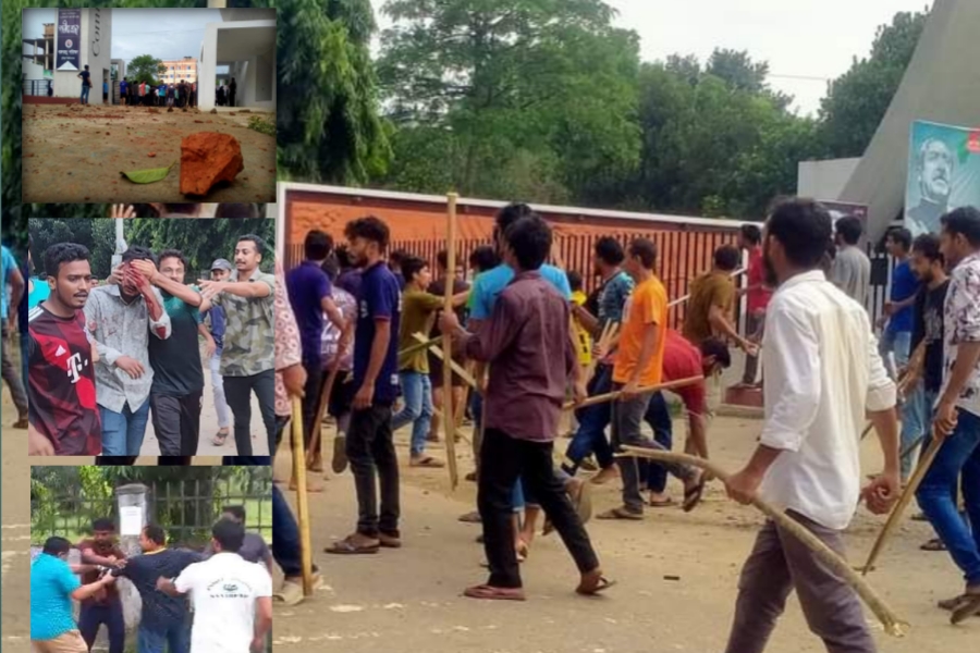 কুমিল্লা বিশ্ববিদ্যালয়ে ছাত্রলীগের দুই দফা সংঘর্ষে আহত ২৫