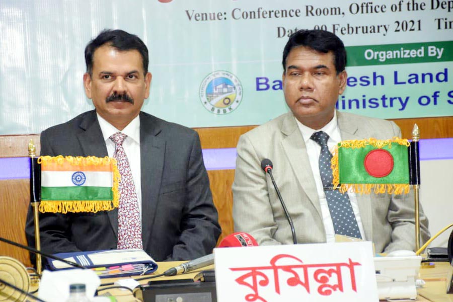 স্থলবন্দরের সমস্যাগুলো নিয়ে কুমিল্লায় বাংলাদেশ-ভারত প্রতিনিধি দলের বৈঠক 