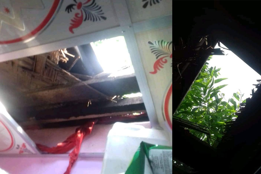 বুড়িচংয়ে দোকানের চাল কেটে ছয় লাখ টাকা চুরি