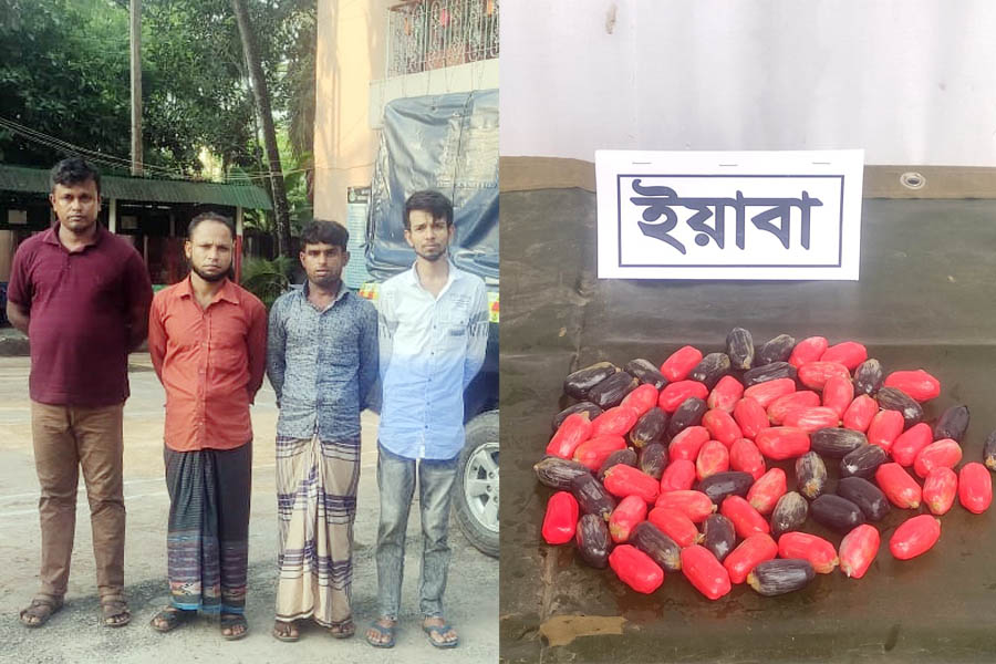 পাকস্থলীতে ইয়াবা : কুমিল্লায় চার মাদক ব্যবসায়ী আটক 