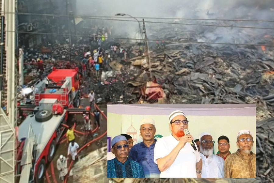 কুমিল্লা থেকে বঙ্গবাজারে ক্ষতিগ্রস্তদের ২৫ লাখ টাকা সহায়তা