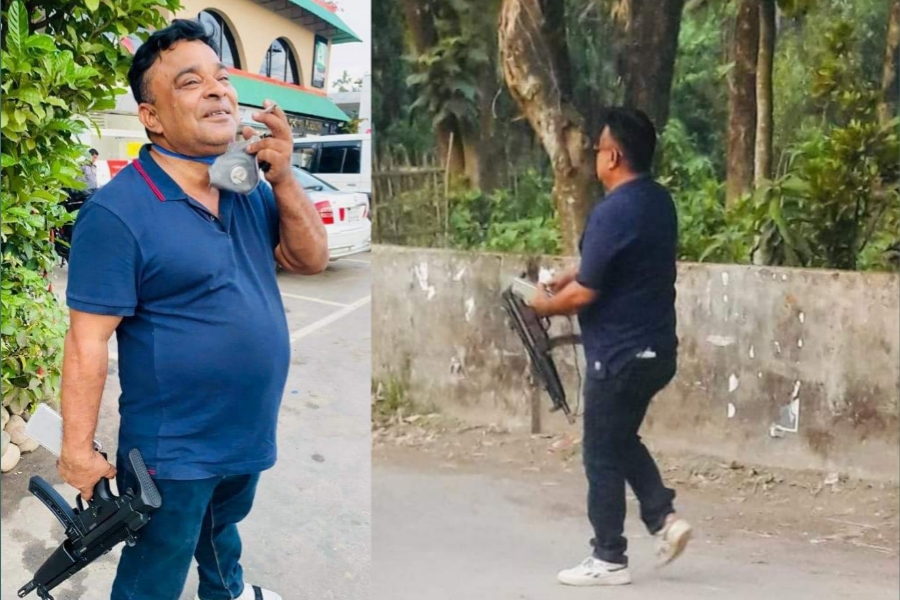 আগ্নেয়াস্ত্রধারী জুয়েলের এক ছবিতে তোলপাড় সারাদেশে!